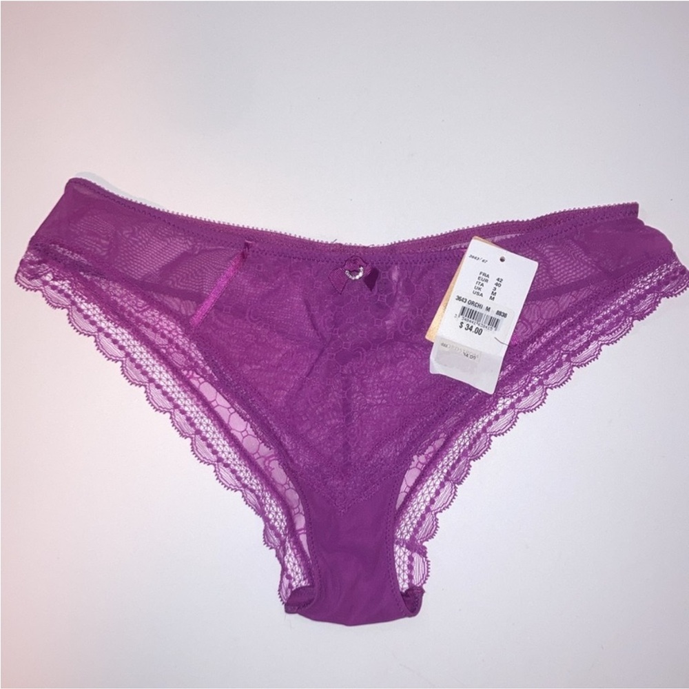 NEW CHANTELLE 3643 CHIC SEXY BRAZILIAN PANTY IN ORCHID  Medium New With tags